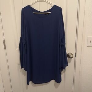 Forest Lily Women's Blue NWT Dress Bell Sleeve Size Medium